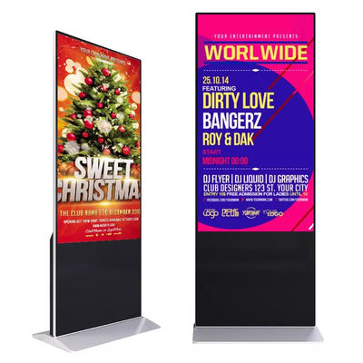 Pionowy 43-calowy ekran dotykowy na podczerwień LCD Kiosk Digital Signage do centrum handlowego