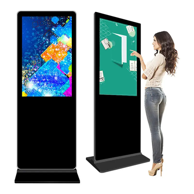 49 55 65-calowy Android Wolnostojący Digital Signage, Software Interactive Kiosk Cms