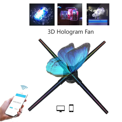 Imersive Experience 65cm 3d Led Hologram Fan JPG / PNG Format Hipnotyzujący wyświetlacz