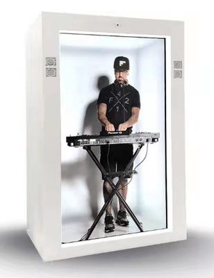 86-calowy OLED Holograficzny wyświetlacz 3D lcd lodówka splicing przezroczysty ekran LED do reklamy