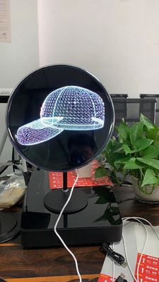 Wyświetlacz reklamowy z hologramem 160 stopni 3d Wentylator LED 2 kg 100 * 100 * 8,9 cm