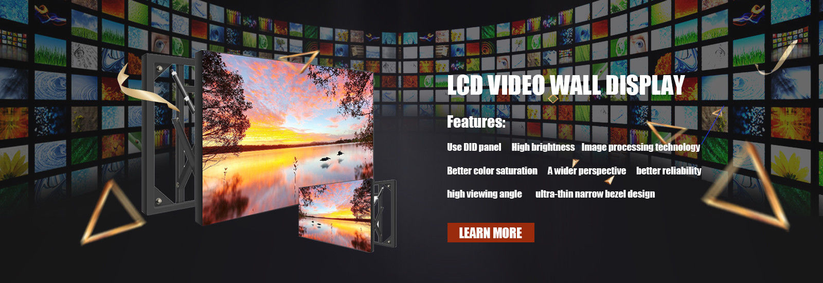 Wyświetlacz LCD do ścian wideo
