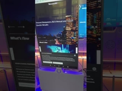 86-calowy OLED Holograficzny wyświetlacz 3D lcd lodówka splicing przezroczysty ekran LED do reklamy