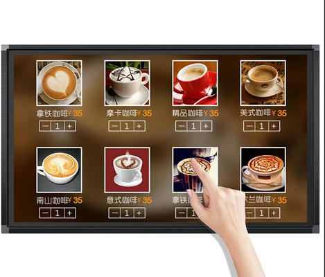 Naścienny ekran dotykowy Android 55-calowy kiosk z ekranem dotykowym 38 kg 620 W