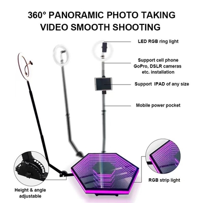 Dostępny dostosowany ekran LED 360 Photo Booth z automatycznymi rabatami