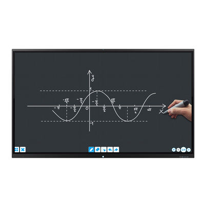 Tablica interaktywna z ekranem dotykowym 86'' z kamerą internetową 400cd/M2